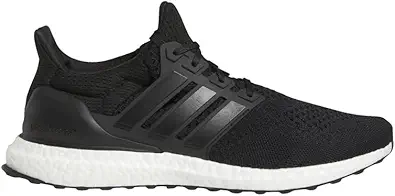 adidas Men's Ultraboost 1.0 Running Shoe, Black/White/Beam Green