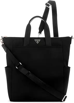 GUESS Eco Gemma Convertible Tote Pack, Black