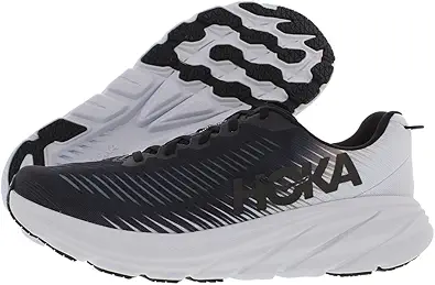 HOKA ONE ONE Rincon 3 Mens Shoes Size 8.5, Color: Black/White