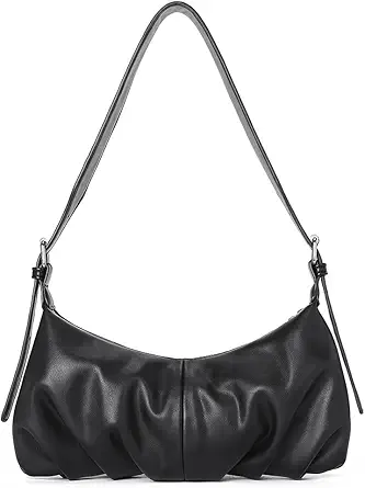 CLUCI Shoulder Bag,Purses for Women Dumpling Small Hobo Bags Vegan Leather Ladies Clutch with Adjustable Strap