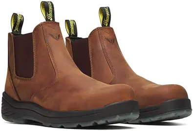 Thorogood Thoro-Flex 6ÔÇØ Slip On Composite Toe Work Boots for Men - Premium Leather with Slip-Resistant Outsole and Scuff-Free Translucent Bottom; EH Rated
