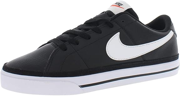 Nike Court Legacy Leather Mens Shoes Size 10, Color: Black/White