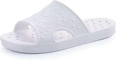 shevalues Shower Shoes for Women with Arch Support Quick Drying Pool Slides Lightweight Beach Sandals with Drain Holes