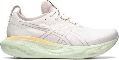 Asics Men's Gel-Nimbus 25 Running Shoes, 12, Cream/Fawn