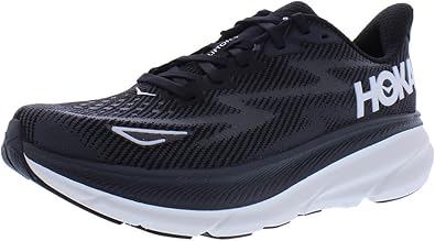 HOKA ONE ONE Clifton 9 Mens Shoes Size 11, Color: Black/White