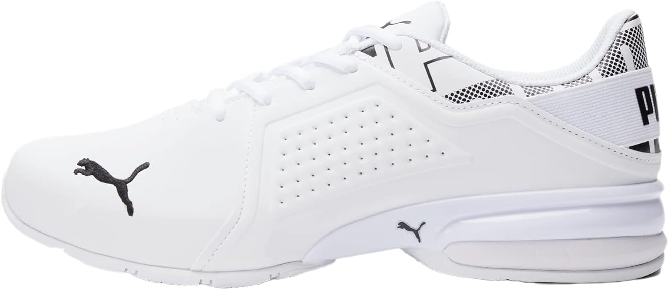 Viz Runner Repeat Mens Running Sneakers Puma White-Puma Black, 10