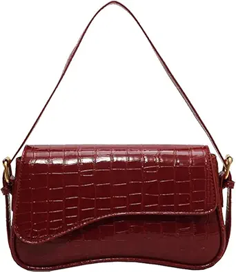 PU Leather Tote Bag for Women with 2 Removable Straps and Zipper Closure