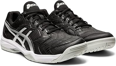 ASICS Men's Gel-Dedicate 6 Tennis Shoes, 9, Black/White
