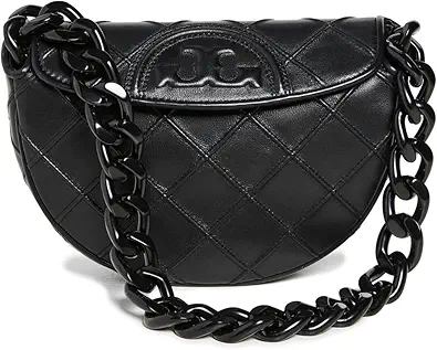 Tory Burch Women's Fleming Soft Mini Crescent Bag
