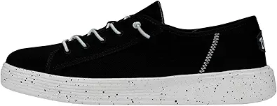 Hey Dude Men's Cody Sport Mesh Black Size 11 | Men's Sneakers | Men's Slip On Shoes | Comfortable & Light-Weight