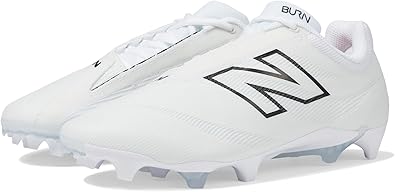 New Balance Unisex BurnX4 Lacrosse Shoe, White/Grey Matter, 11 US Men