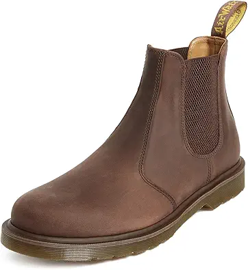 Dr. Martens Unisex-Adult 2976 Crazy Horse Chelsea Boot, Gaucho, 8 B(M) US Women / 7 D(M) US Men
