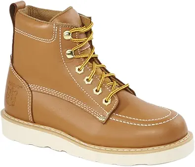 Rhino 62T06 6 inch Moc Toe Leather Work Boot - Butternut