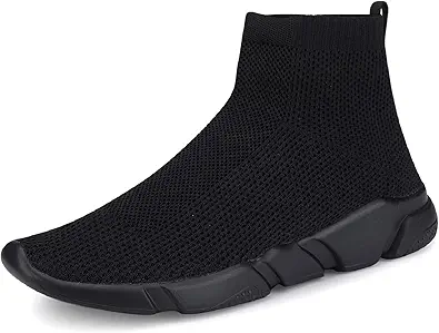 WXQ Men's Running Shoes Comfortable Lightweight Breathable Walking Shoes Mesh Workout Casual Sports Shoes