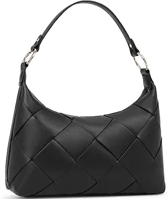 BOSTANTEN Woven Purses for Women Vegan Leather Hobo Bag Shoulder Handbags