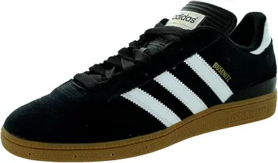adidas Originals Men's Busenitz Sneakers, Black/White/Metallic Gold, 11
