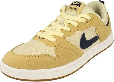 Nike SB Alleyoop Mens Trainers CJ0882 Sneakers Shoes (UK 6.5 US 7.5 EU 40.5, Club Gold Midnight Navy Fossil 700)