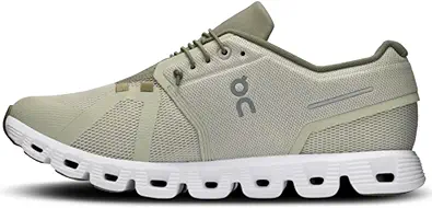 On Men's Cloud 5 Sneakers, Chalk/Grove, 12 Medium US
