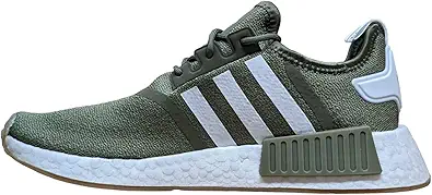 adidas Men's NMD_R1 Sneaker (Green/White/Gum Brown, 9.5)