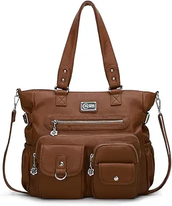 KL928 Large Purses for Women Shoulder Bag Tote Handbags Stylish Vegan Leather Hobo Bags Ladies