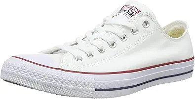 Converse Men's Chuck Taylor All Star Low Top, Optical White, 7.5 D(M) US