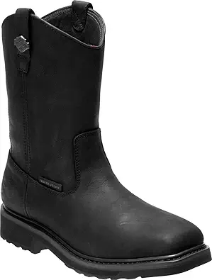 HARLEY-DAVIDSON FOOTWEAR Men's Altman Composite Toe Waterproof Leather Motorcycle Western Work Boot
