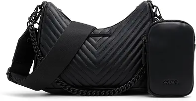 ALDO Kittani Crossbody Bag, Black/Black