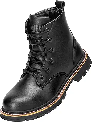 Steel Toe Boots for Women Men, Waterproof Lightweight Safety Work Boots Durability Composite toe Construction Shoes with 6"