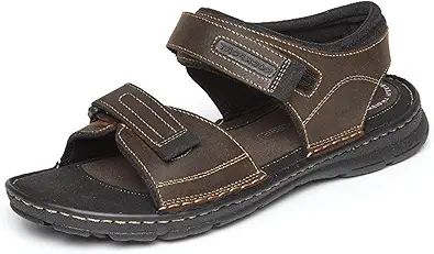 Rockport Men's Darwyn Quarter Strap Platform Slide Sandal