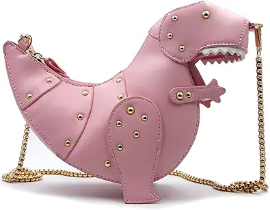 Dinosaur Shoulder Purses,PU Stegosaurus CrossBody Bag for Girl Women