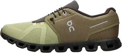On Men's Cloud 5 Sneakers, Grove | Haze, Green, 10.5 Medium US