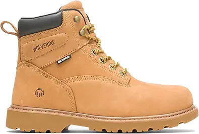 Wolverine MenÔÇÖs Floorhand Waterproof 6ÔÇØ Steel-Toe Work Boot