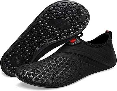 BARERUN Barefoot Water Shoes for Women Men Quick-Dry Aqua Socks for Swim Beach Pool Surf Yoga Boat Travel Non Slip Indoor Outdoor Walking Shoes