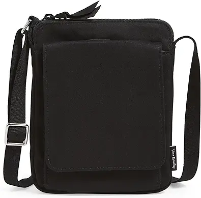 Vera Bradley Women's Cotton Mini Hipster Crossbody Purse with RFID Protection