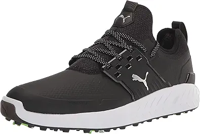 Puma Golf Men's Ignite Articulate Golf Shoe, Peacoat-Puma Silver-Quiet Shade, 7
