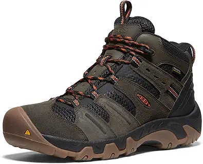 KEEN Men's Headout Mid Height Waterproof All Terrain Hiking Boot
