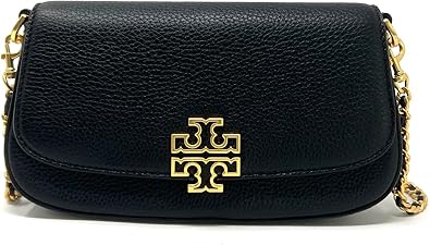 Tory Burch 138772 Britten Convertible Crossbody Bag in Black