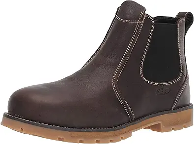 KEEN Utility Men's Seattle Romeo Mid Height Alloy Toe Pull On Work Shoe