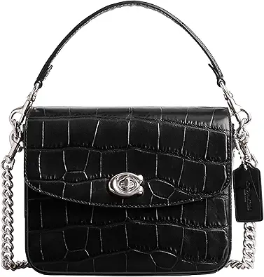 Coach Women's Embossed Croc Cassie Crossbody 19 Bag