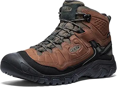 KEEN Men's Targhee 4 Mid Height Durable Comfortable Waterproof Hiking Boot