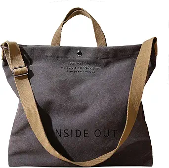 Women Large Canvas Tote Handbags Casual Shoulder Work Bag Crossbody Top Handle Bag Cross-body Handbags