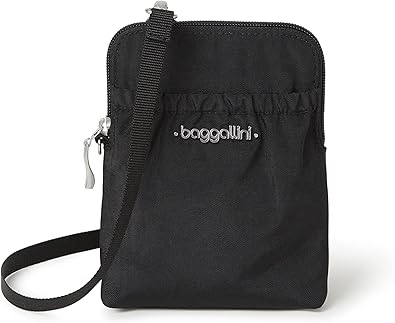 Baggallini Bryant Pouch Small Crossbody Bag for Women - Phone Purse with Crossbody Strap - Lightweight Crossbody Pouch