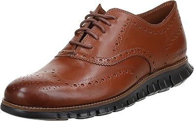 Cole Haan Men's Zerogrand Wing OX Oxford, british tan leather/java, 10.5 M US