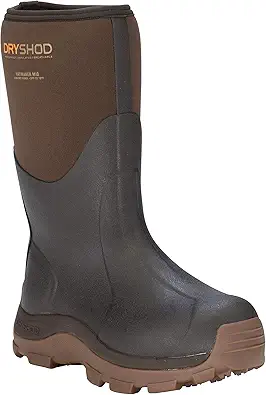 Dryshod Mens Haymaker Mid Hard Working Farm Boot - Brown HAY-MM-BR