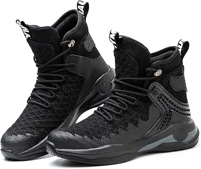 SYLPHID Steel Toe Boots for Men Safety Shoes for Women Work Sneakers Slip Resistant