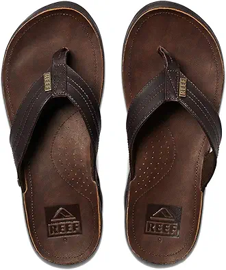REEF J-Bay III Men's Full Grain Leather Flip Flop