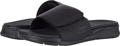 Skechers Men's Go Consistent Slide Sandals - Athletic Beach Shower Shoes With Foam Cushioning