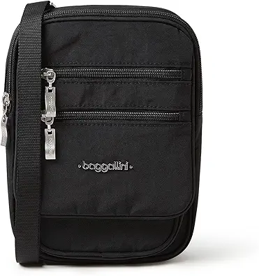 Baggallini Journey Crossbody Bags for Women 9x6 Small Lightweight Travel Handbag W/RFID