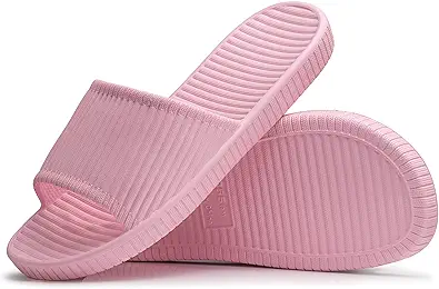 Happy Lily Shower Shoes, Women & MenÔÇÖs Shower Slippers, Slides Sandals Pool Slides House Slippers Non-Slip Indoor Bathroom Shoes Beach Sandals