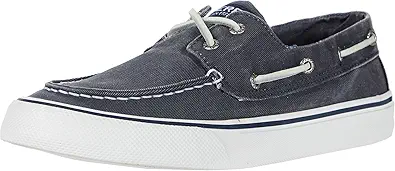 Sperry mens Bahama Ii Boat Shoe, Salt Washed Navy, 13 US